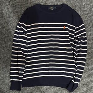 Polo by Ralph Lauren Navy Striped Sweater